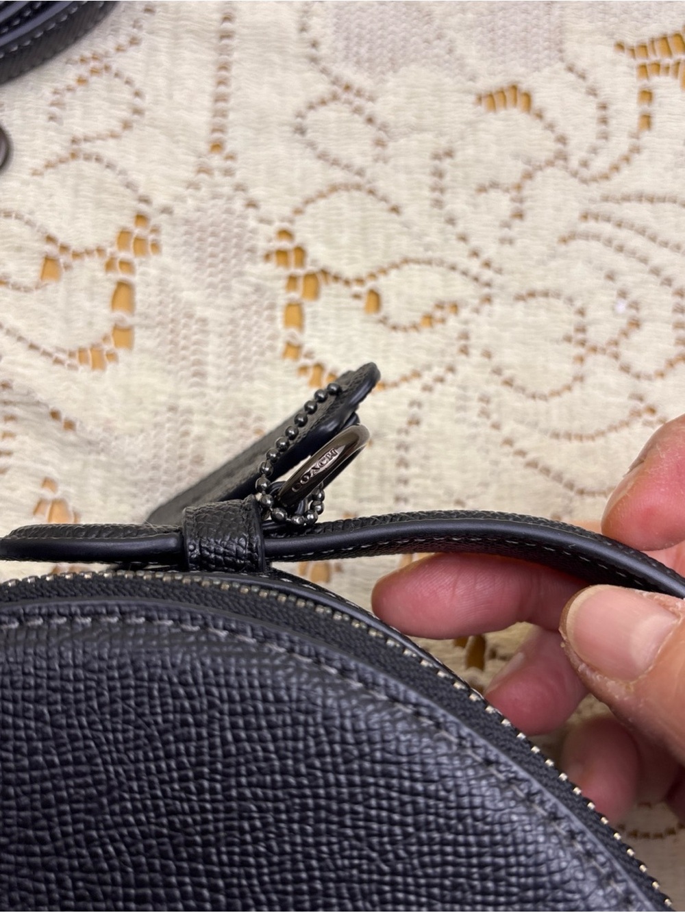 Coach Halloween Black Cat Canteen Crossbody Satchel - Picture 9 of 16
